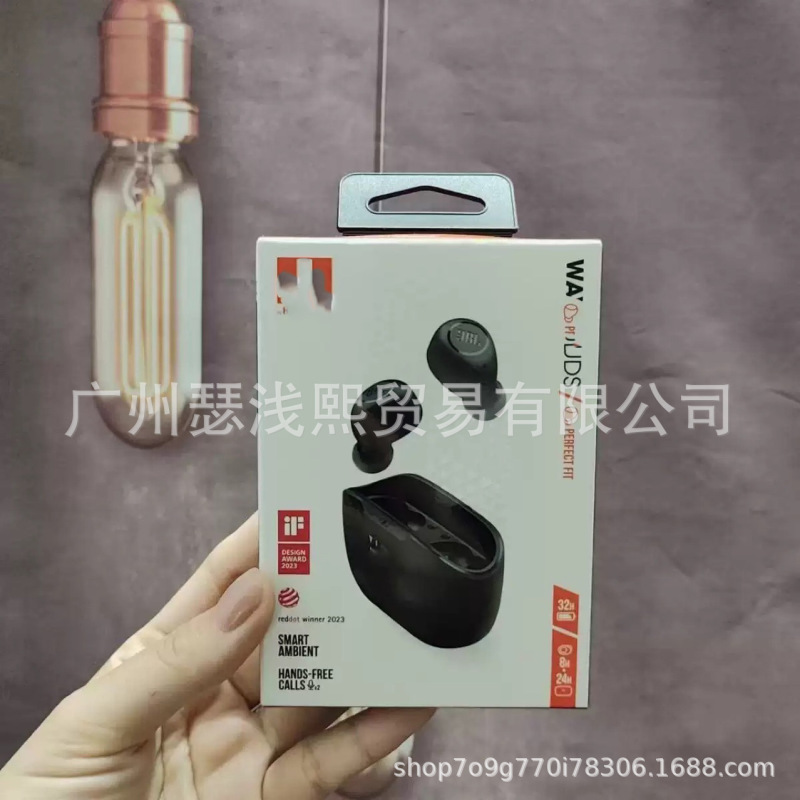 Cross-Border Wave Buds True Wireless Semi-In-Ear Bluetooth Headphones, Popular Music and Sports Model, Suitable for Jbl Noise Reduction Cross-Border Wave Buds True Wireless Semi-In-Ear Bluetooth Headphones, Popular Music and Sports Model, Suitable for Jbl Noise Reduction