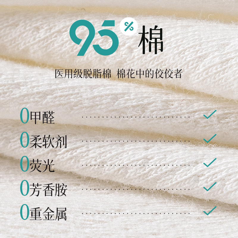 Algodón médico de cintura media Clase A sin impresión y teñido ~ Ropa interior de niña transpirable y agradable para la piel con entrepierna antibacteriana de algodón 7A recientemente mejorada