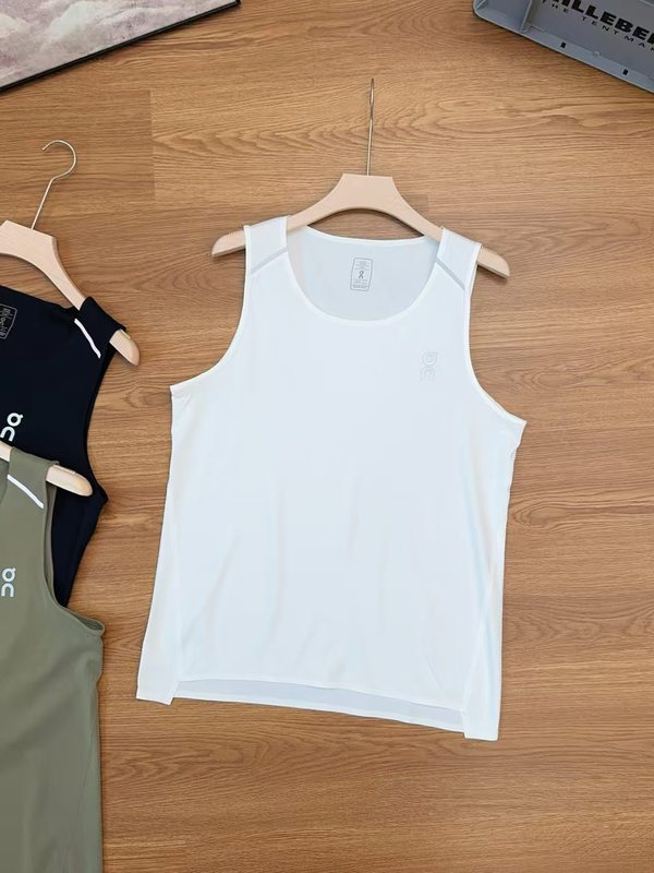 NO アンパアイスシルク薄いノースリーブベストルーズスポーツシームレストップメンズクール通気性速乾性服|undefined