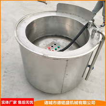 南京猪板油熬油锅 猪头脱毛松香锅 圆形不锈钢猪蹄拔毛松香锅