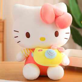 正版hellokitty公仔凯蒂猫玩偶哈喽kt毛绒玩具可爱布娃娃女生礼物