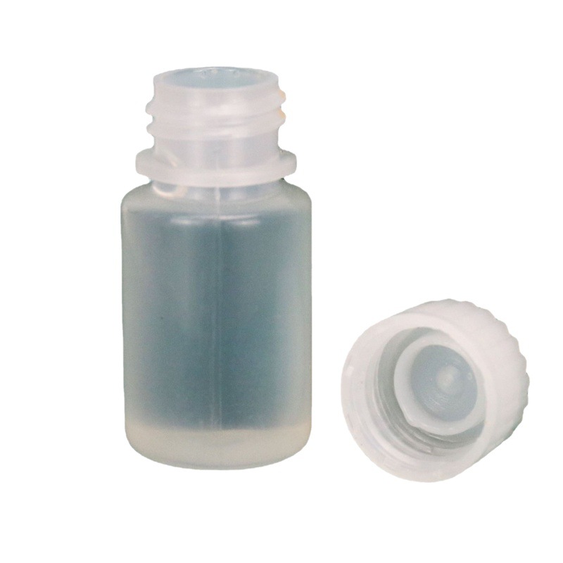 3ml botella de reactivo 8ml20ml botella química plástica botella de reactivo de pesticida botella de reactivo translúcido pinzas pequeñas boca redonda