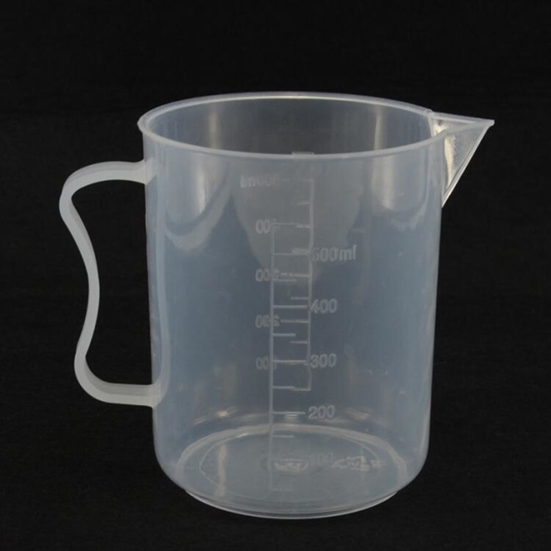 厂家热销塑料量杯500ml毫升 烘焙量杯 加厚量双面刻度杯分装工具