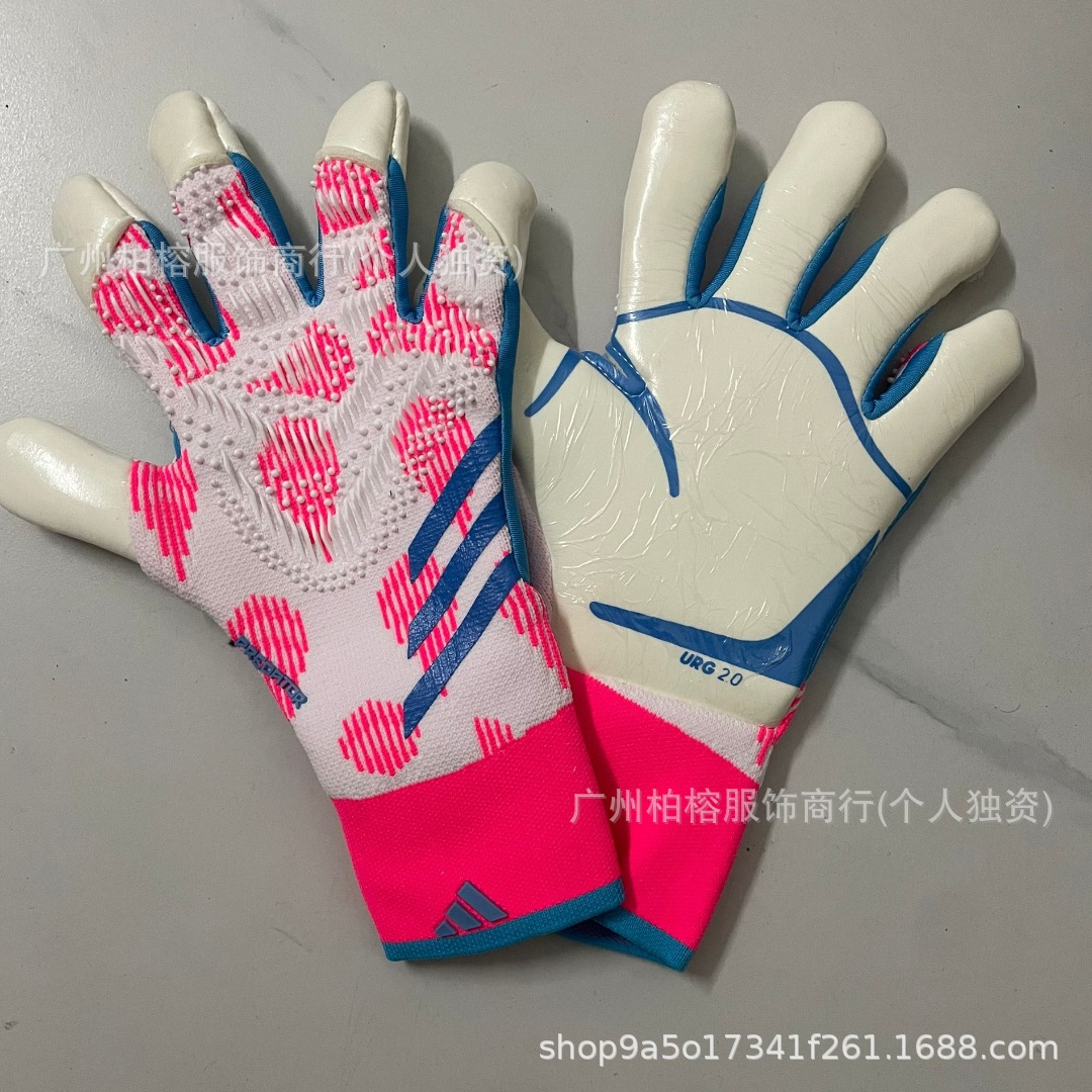 25 nuevo engrosado sin pulsera sin dedos de látex antideslizante entrenamiento de entrenamiento de portero del halcón guantes portero