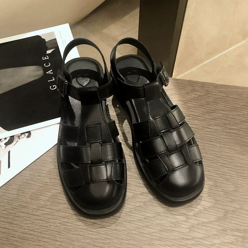 Summer retro sandals, 2023, soft sole