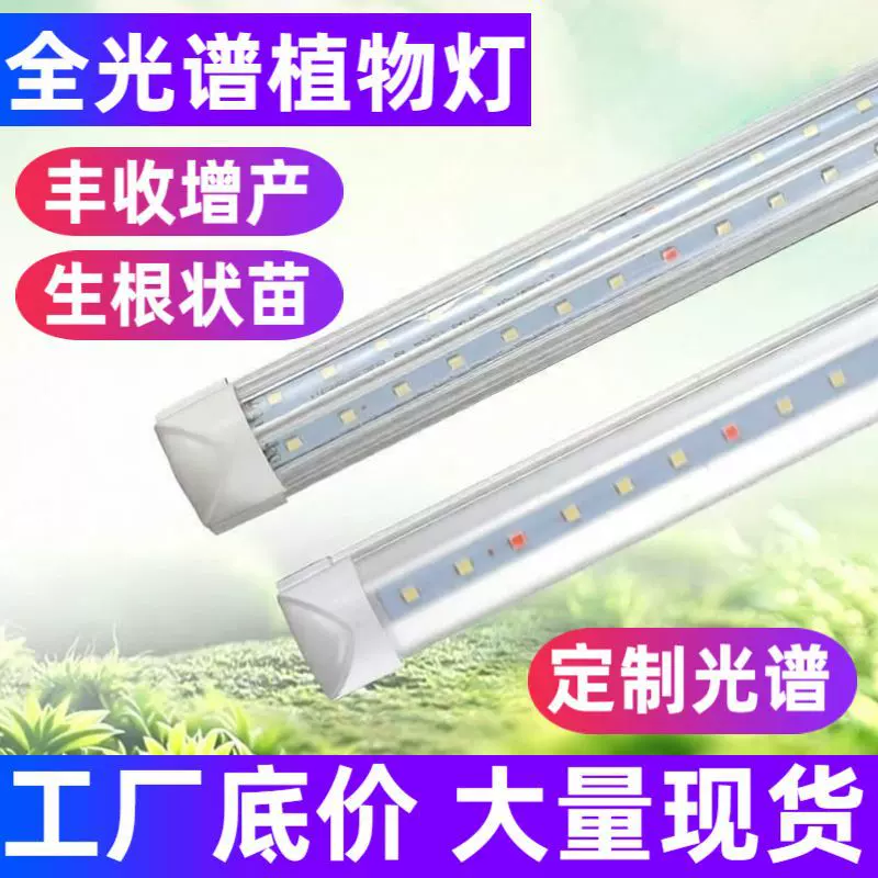 T8全光谱植物生长灯led组培育苗叶菜多肉植物专用多肉补光灯