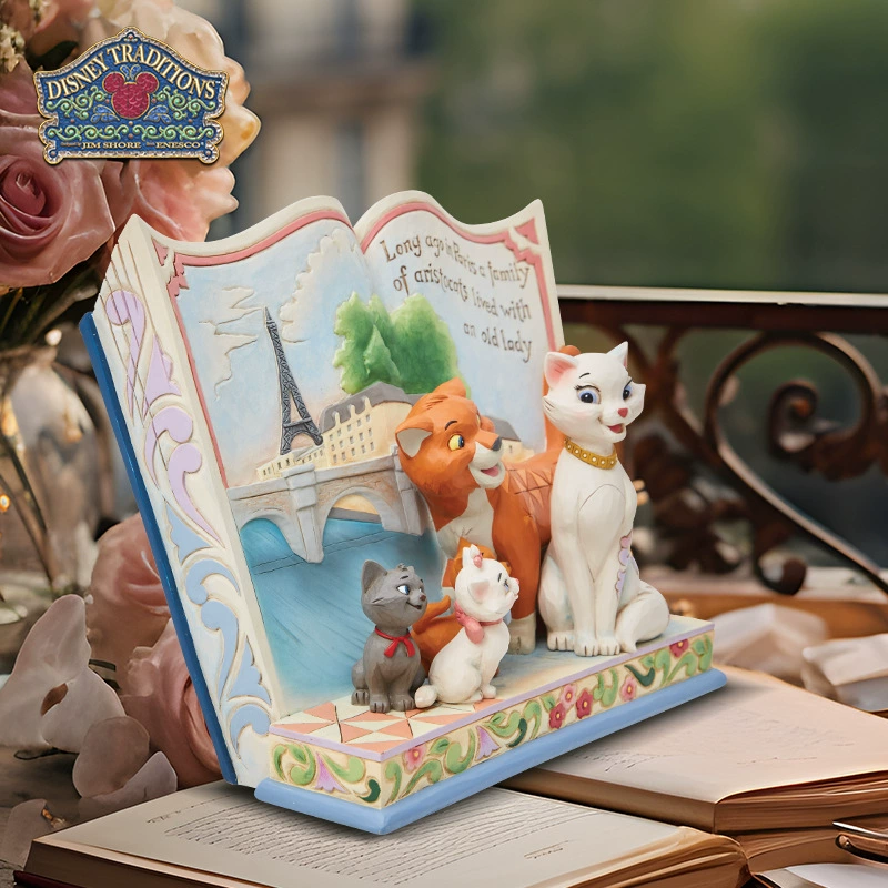 Подарочные изделия: набор орнаментов Mary Cat из коллекции Enesco Disney Cat Adventures, стильные, креативные, на день рождения для девушек