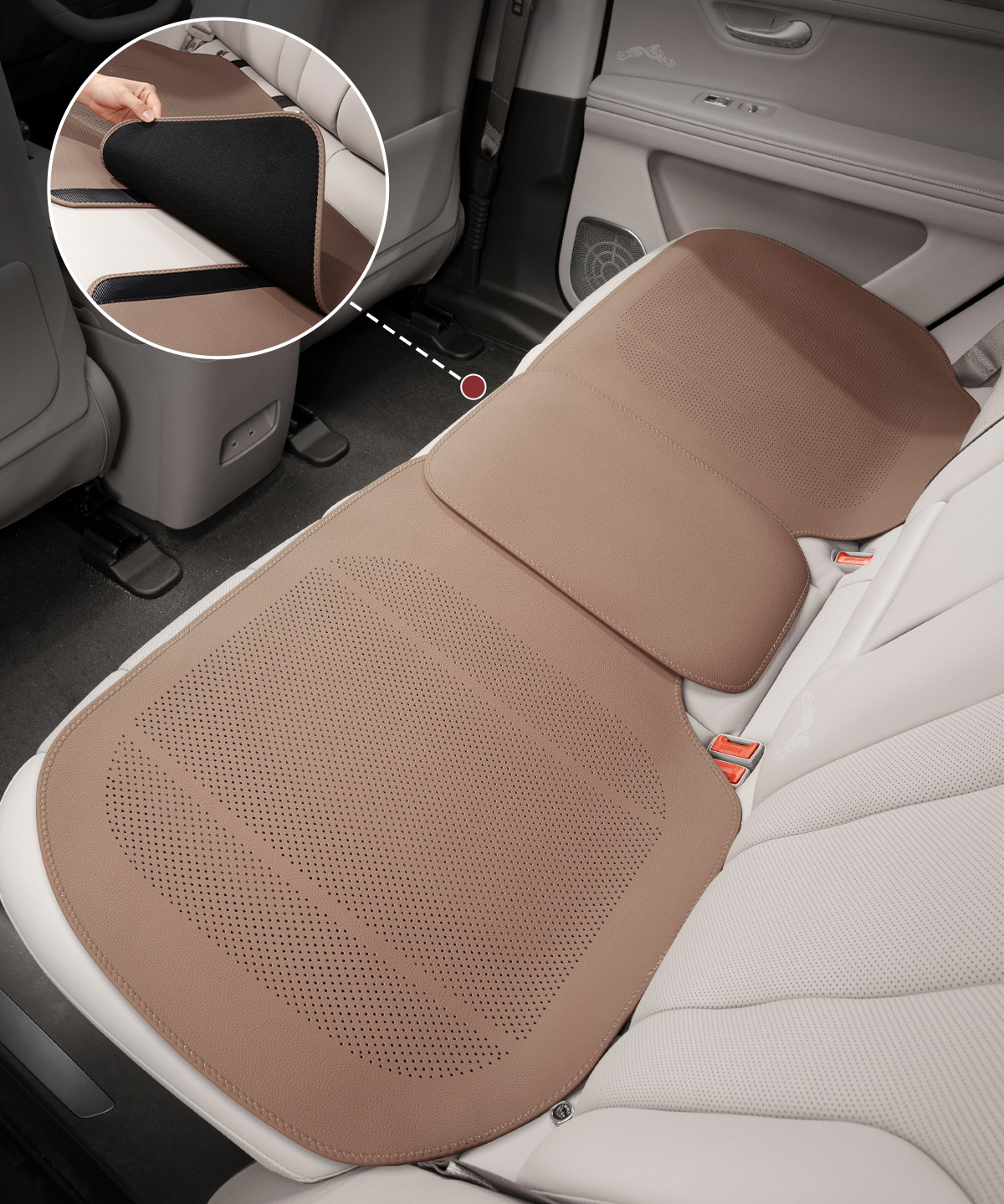 Suitable for Leapmotor Seat Cushions, All-Season D19/D99 Car Seat Cushions, Breathable, Ventilated, Comfortable, Full-Cover Seat Covers
