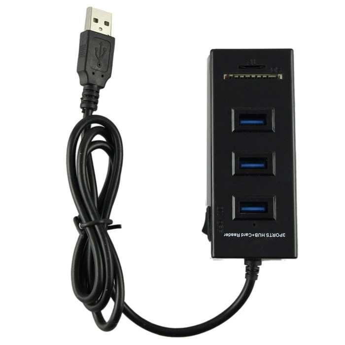DM-HC05 переключатель USB2.0HUB с USB-картридером SDTF 2.03 порт хаб COMBO многоинтерфейсный