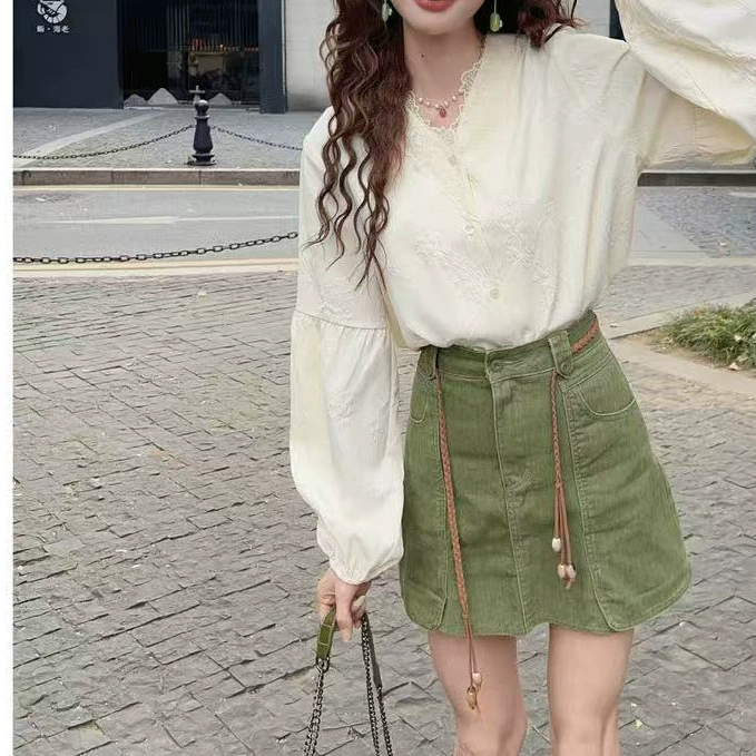 Retro shirt, loose fit