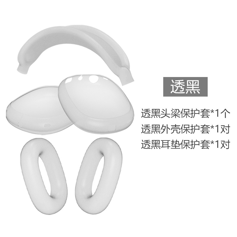 Funda para auriculares Apple AirPods Max, funda protectora de alta transparencia para AirPods Max, funda para diadema, funda para auriculares. image 8
