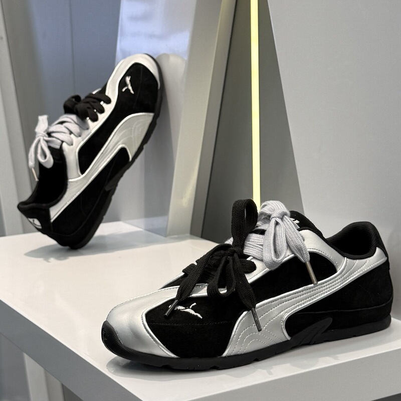 Casual retro sneakers with internal height increase, sports German training trendy shoes for men, 2026 new spring/summer lightweight soft-soled racing shoes