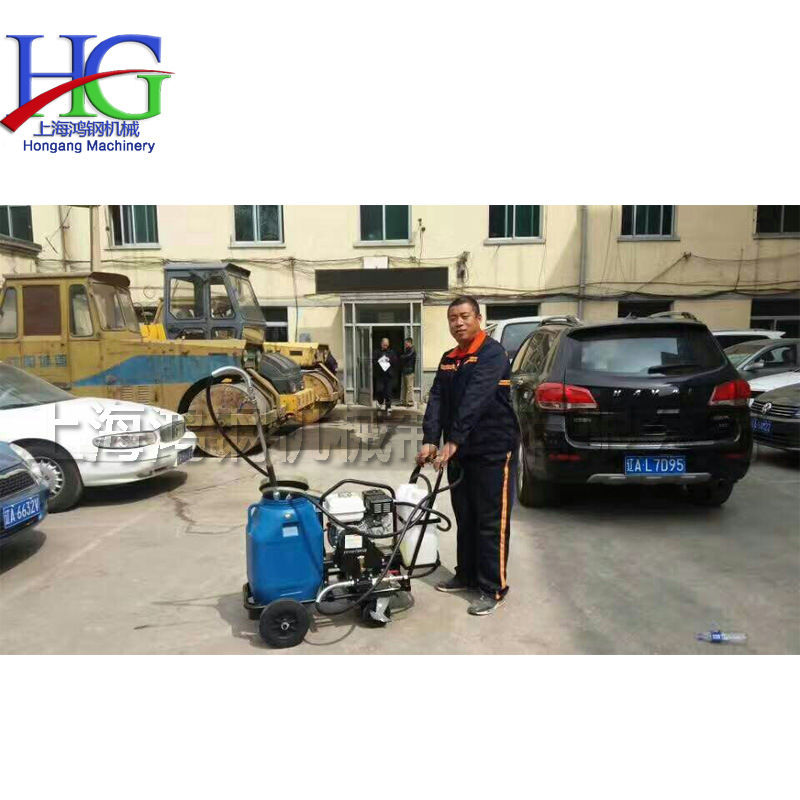 手推式沥青道路撒布机 路面养护配套洒布机 喷淋式沥青小型洒布机