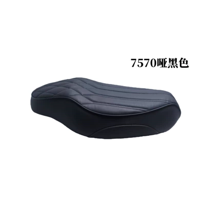 Jialing Coco Wave Seat – Motorcycle cushion - 7570-matte-black-diamond-pattern-vertical-pattern-wavy-seat-cushion