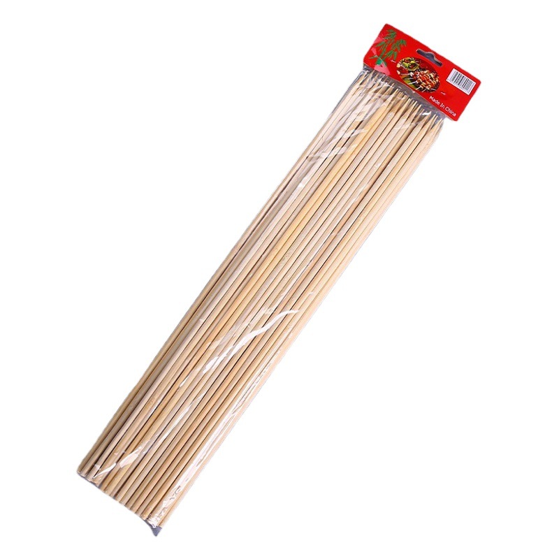In stock barbecue bamboo stick 2.5/3.0/3.5/4.0/5.0MM foreign trade stick disposable fruit stick manufacturer