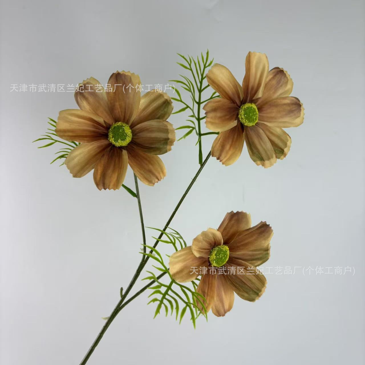Impresión 3D de hueso de tiro de morera flor flor de imitación fresca pequeña sala de bodas diseño de arco de guía material floral image 18