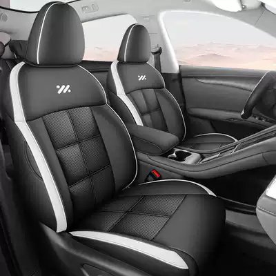 Modelə uyğun (Original) oturacaq örtükləri — car seat covers, suitable - pearl-white-standard-edition-note-the-model-year-front-row-fully-covered-rear-row-partially-covered