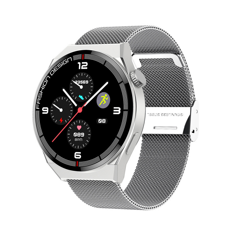 SK11 실버 밀란 스틸 스트랩(무선 충전)