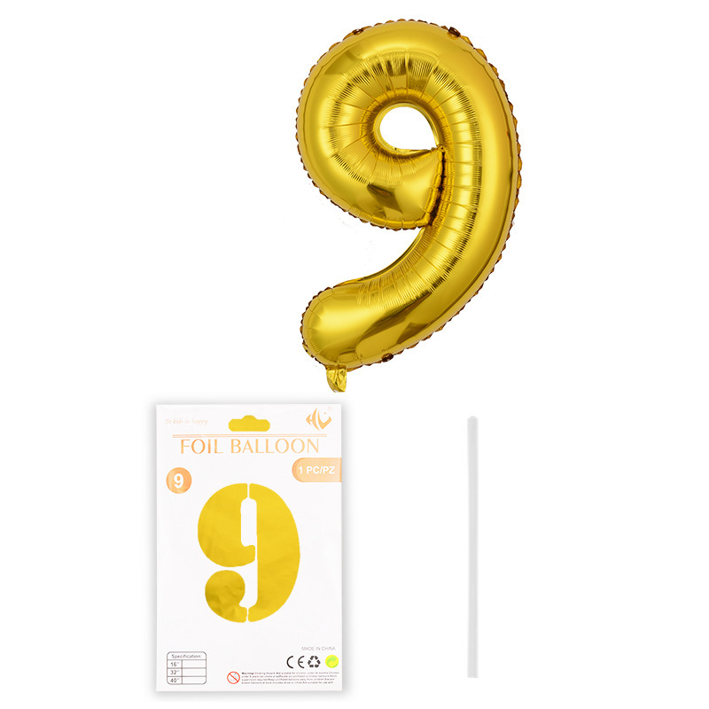 Película de aluminio de 16 pulgadas globo digital tapa dura papel de embalaje independiente tarjeta bola de papel de aluminio decoración de fiesta de cumpleaños al por mayor