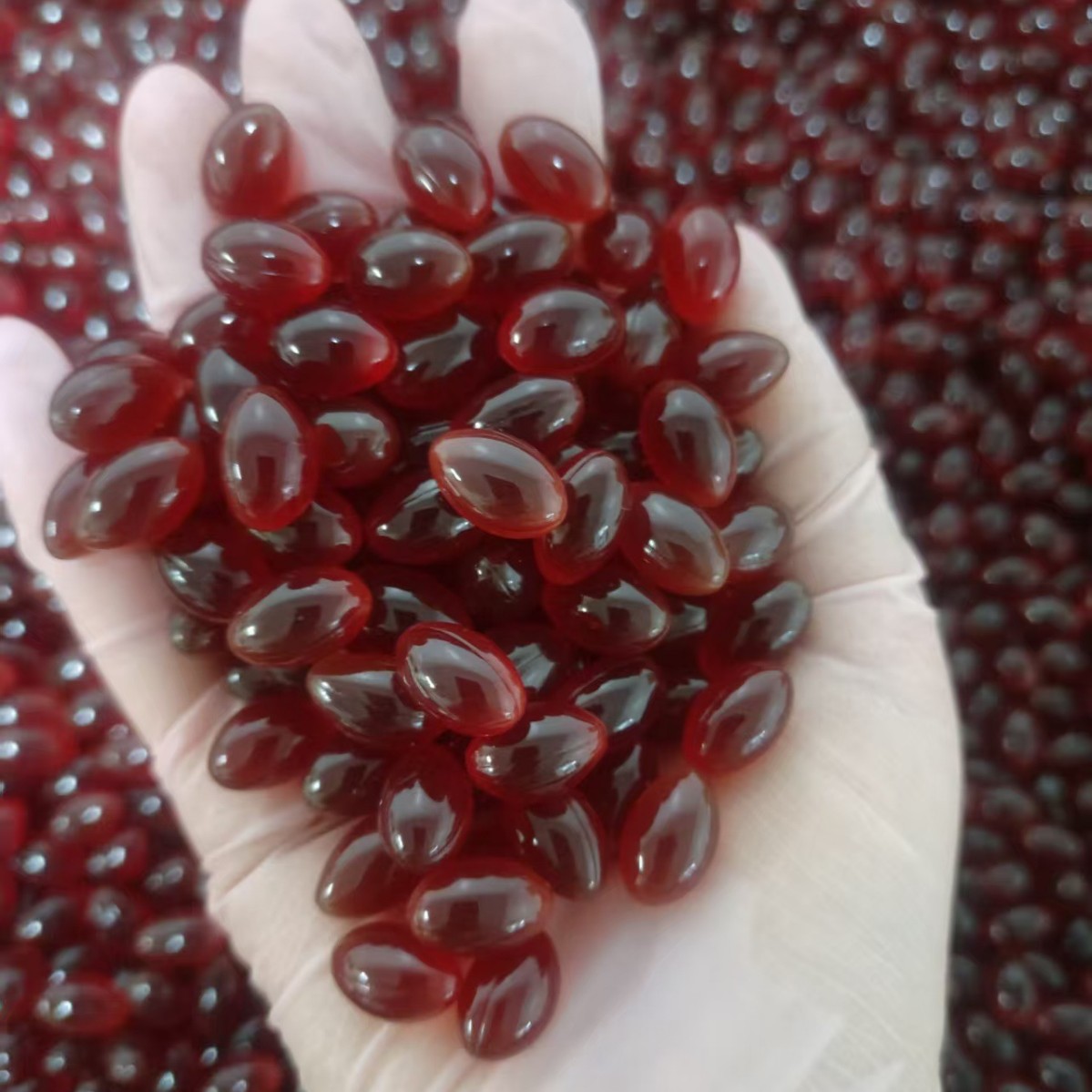 软胶囊代加工透明色植物软胶囊散粒裸粒外贸外贸电商凝胶糖果