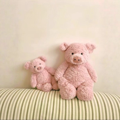 オリジナル英語 jc オリジナルバナバス豚ソフト人形なだめる子供ぬいぐるみ誕生日ギフトギフト|undefined