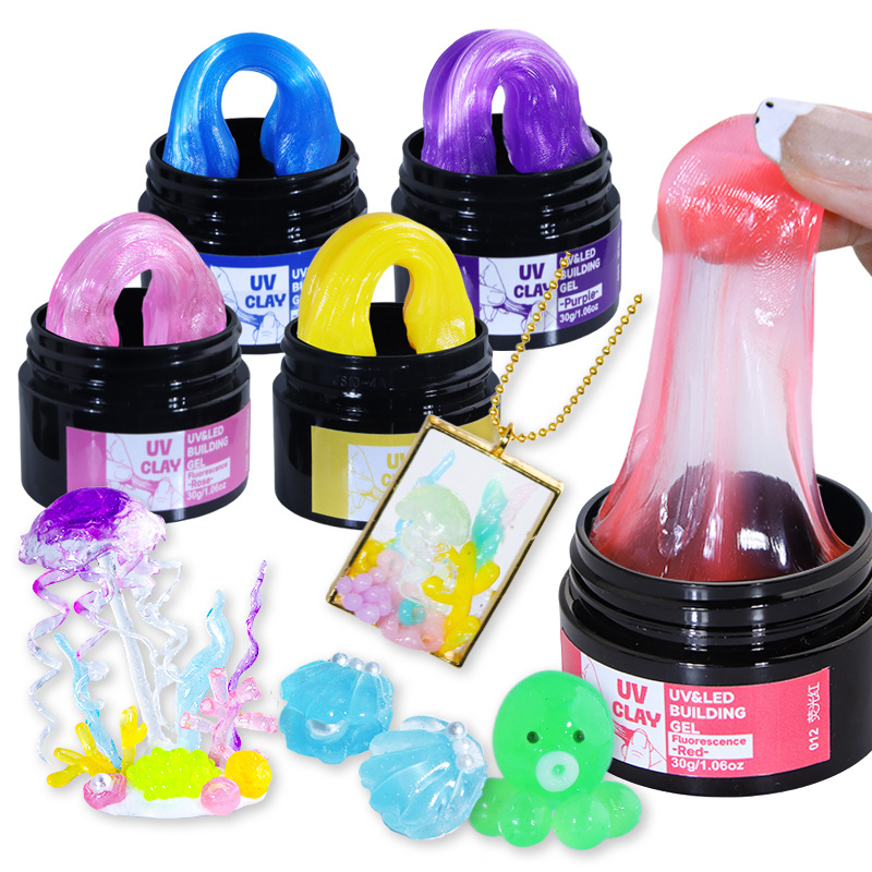 台瑞软糖胶大罐彩色捏捏树脂胶3D立体固态凝胶3d软糖胶大罐捏捏胶