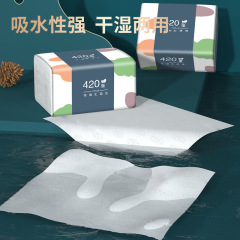 420 pieces of tissue paper, wholesale tissue paper, extended length and large volume, full box of maternal and infant toilet paper, facial tissue, one piece drop shipping