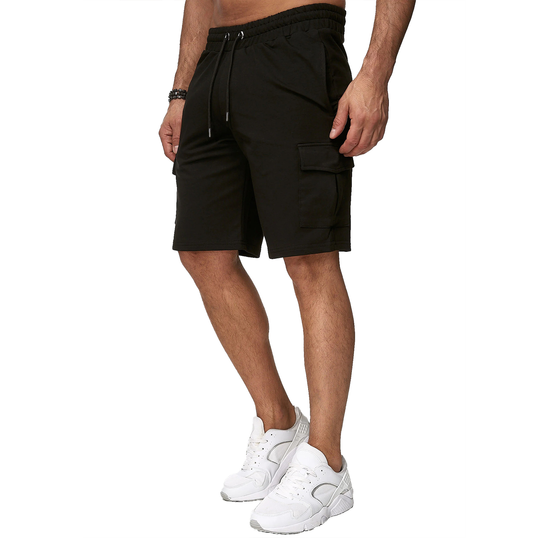 Men's Solid Color Sports Loose Men's Bottoms display picture 13