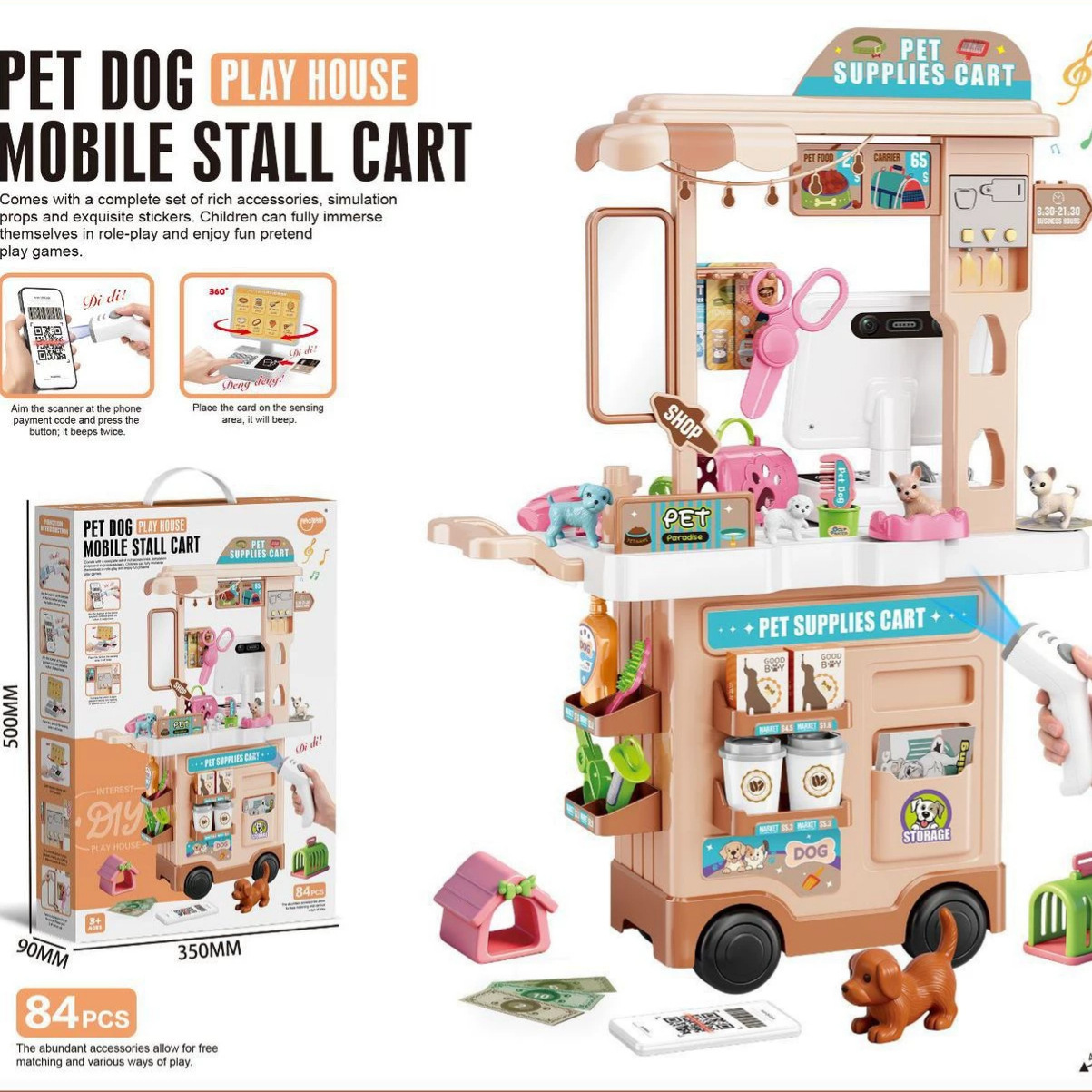 Comercio exterior infantil simulación de cocina comedor postre barbacoa supermercado mesa de compras herramientas médicas mascotas carritos caseros