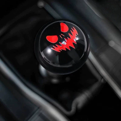 face design, resin gear stick head, Cab and accessories - devilish-black