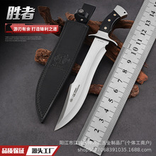 新款厂家现货外贸出口龙骨一体锋利直刀户外求生随身耐用多功能刀