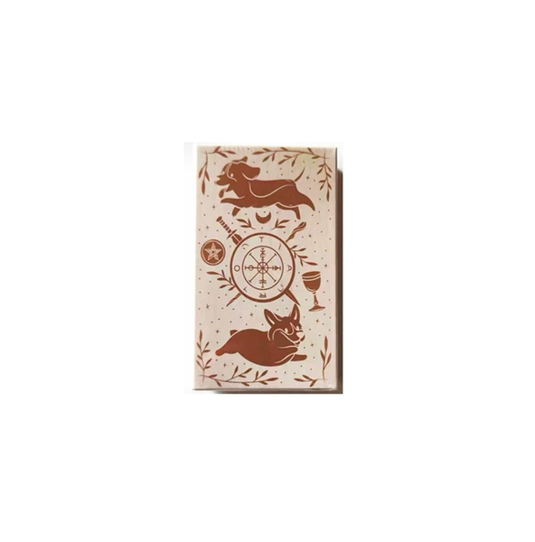 Puppy tatot retro dog tarot card