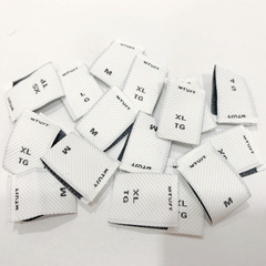 BUR尺碼嘜織嘜字母號標女裝碼數標巴家領標數字尺碼標B家吊牌