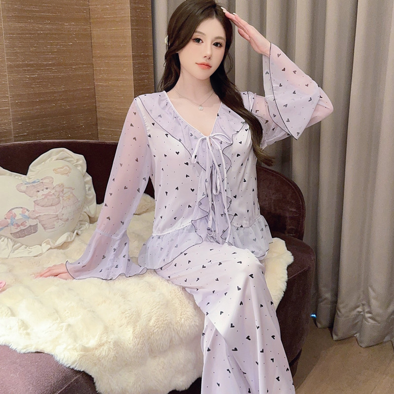 6079 긴팔바지 보라색