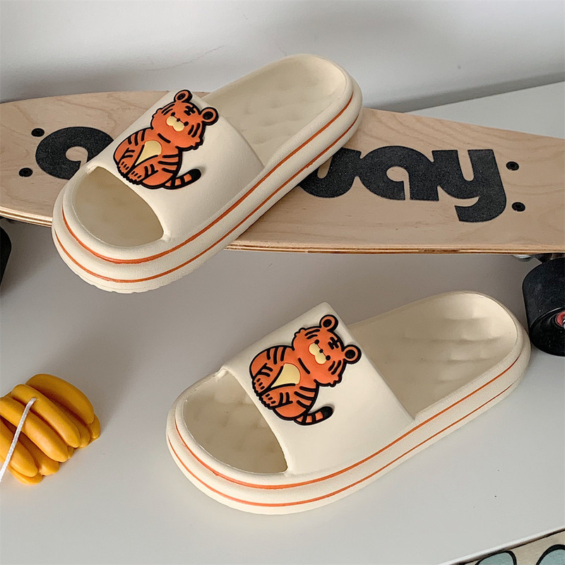 New Style Female Cute Cartoon Tiger Sandals Summer Girly Heart Home Non-Slip Soft Thick-Soled Slippers New Style Female Cute Cartoon Tiger Sandals Summer Girly Heart Home Non-Slip Soft Thick-Soled Slippers