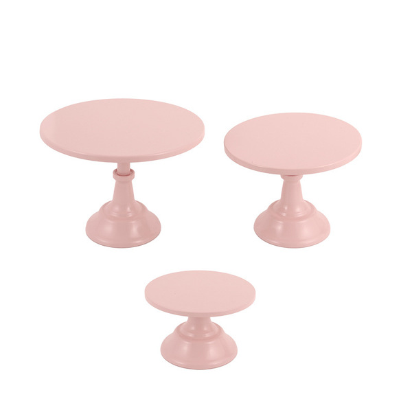 New dessert platform high -side tray cake disk lipstick plate metal…