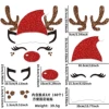 Christmas hat elk model (3 pieces of glue points inside)