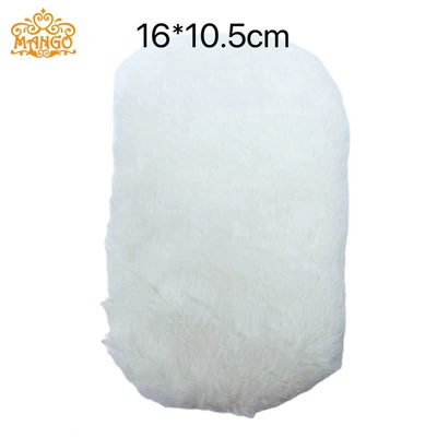 Memory Foam Mats, Trendy and Stain-Resistant — Wool pad - standard-white-oval-16105cm