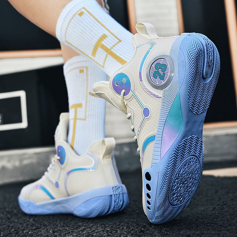 Kobe's Basketball Shoes Men's Professional Practical Training Shoes for Students Children's sneaker Women's Summer Mesh Surface Breathable and Lightweight