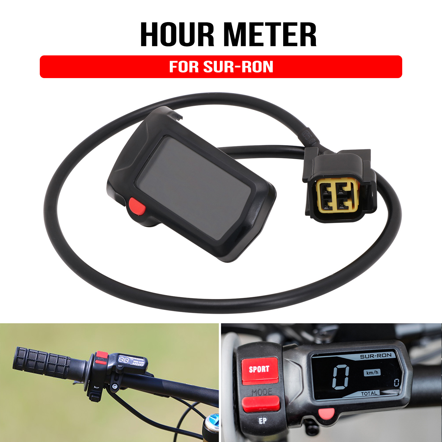 Suitable for Qulong Light Bee S/X Electric Motorcycle Modification Parts, Odometer, Speedometer, Mileage Display Instrument