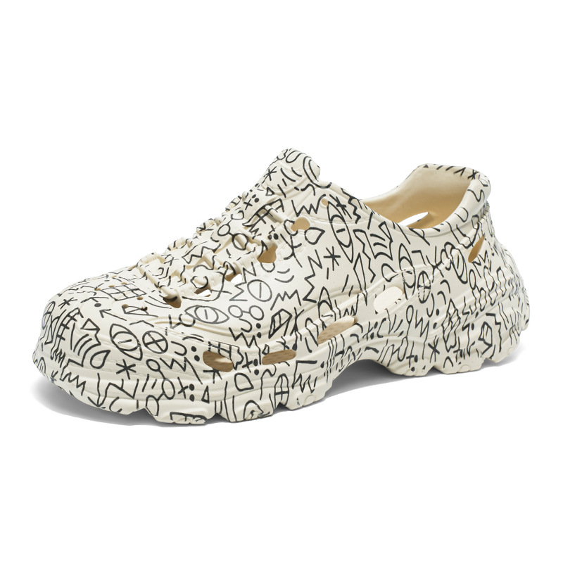 Medias zapatillas para hombres de verano transpirables nuevas zapatillas de playa antideslizantes con base suave para hombres sandalias de cabeza