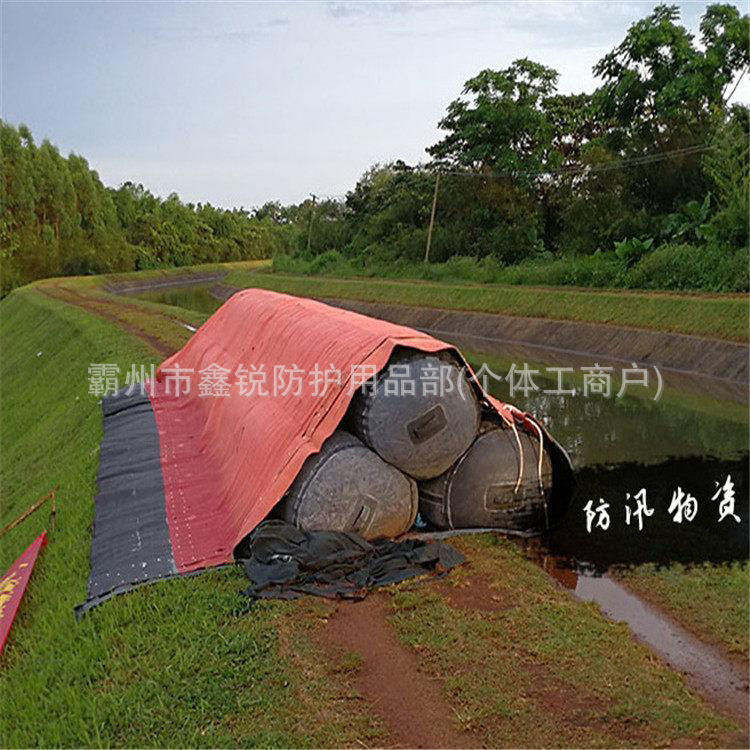 充水式防洪橡胶子堤整体无接缝橡胶围水坝防汛注水式防渗漏挡水坝