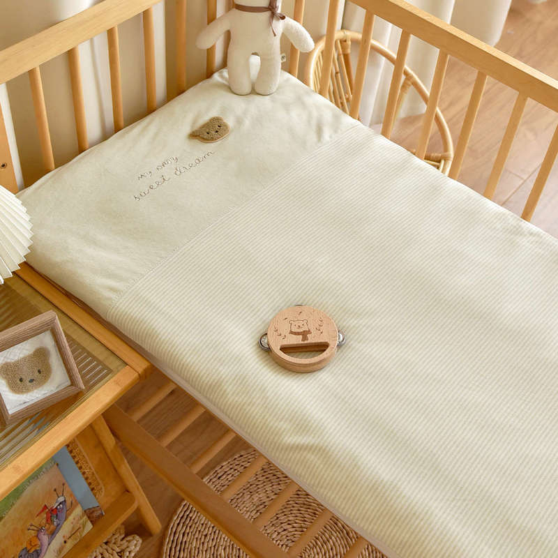 婴儿彩棉床褥垫新生宝宝纯棉花褥子秋冬季加厚幼儿园儿童床垫铺被|undefined