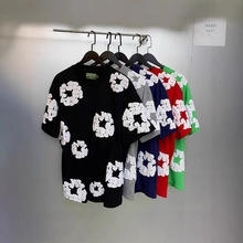 DenimTears240���ؼ���T�������L���lľ�޻�ӡ�����䳱��������