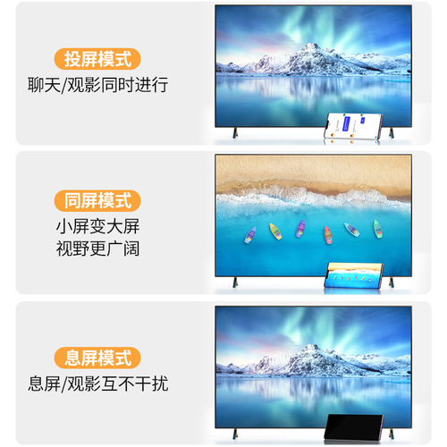 Wireless Screen Mirroring Device with HDMI High-Definition 4K Support for Phones, Laptops, and TVs, Live Streaming, Dual-Screen Mirror, 5G Dual Band