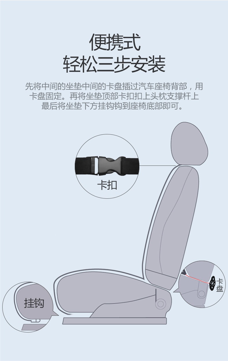 Car Lover's Summer Cooling Mat Seat Ventilation Car Cushion Air Conditioning Refrigeration Blower with Fan Massage Heating Seat Pad