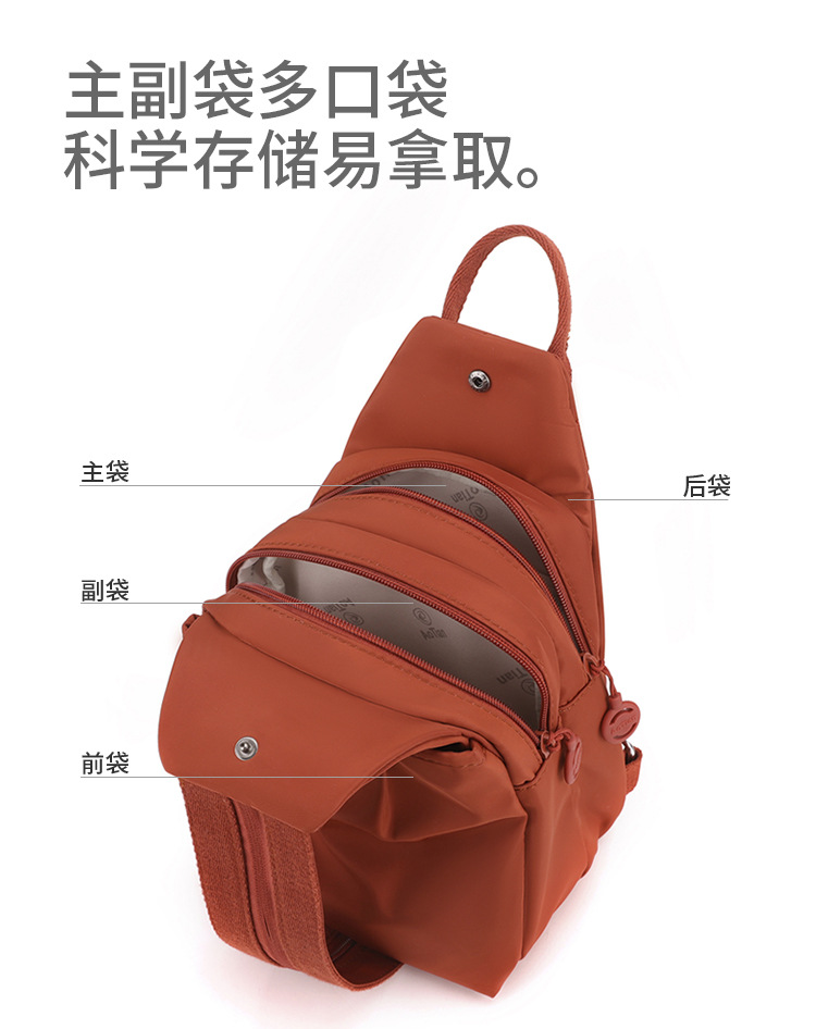 Hochwertiger mehrschichtiger Nylon-Stoff Rucksack neu vielseitiger Schulterrucksack Damentasche koreanischer Stil modisch bequem leichter Rucksack