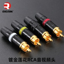 REAN��� �ƽ�RCA����ͷAV����Ƶ��׻�������ͷ������Ƶ�ߺ���ͷ