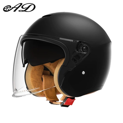 Motosiklet kaskı (dəbilqə) Electric Vehicle Helmet for Men - 3c-certification-matte-black-hd-mirror-one-size-fits-all-54-60-head-circumference
