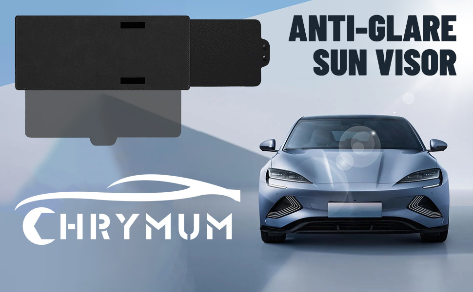 Directly Supplied from the Manufacturer, Portable Car Sunshade with Adjustable Retractable Clip, Anti-Glare Car Sunshade